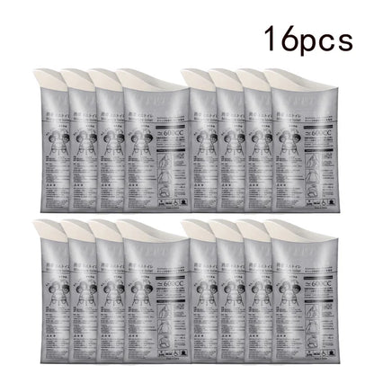 4-20PCS Outdoor Emergency Urine Bags 600ml Easy Take Piss Bags Travel Mobile Toilet Portable Urinal Bag Baby Women Vomiting Bags