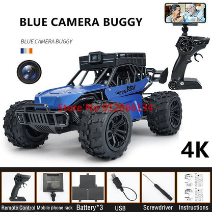 4K Camera Two-Way Voice Talkback WIFI FPV RC Car 2.4Ghz APP Gravity Control Shock Absorber High Speed Remote Control Car Truck