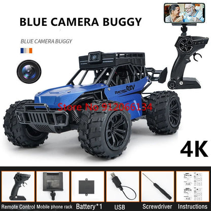 4K Camera Two-Way Voice Talkback WIFI FPV RC Car 2.4Ghz APP Gravity Control Shock Absorber High Speed Remote Control Car Truck