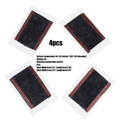 New Heating Pads New 3V-3.7V-5V Mini Usb Heater Insulation Coaster Heater Heat Electric Coffee Cup Mug Mat Pad Office כרית חימום