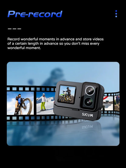 SJCAM SJ20 Dual cameras Dual Lens 4K Action Camera Waterproof 5G WiFi Touch Screen action cam camera sport helmet New In 2024