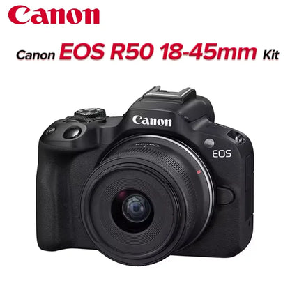Canon EOS R50 APS-C Professional Mirrorless Digital Camera High-Speed Continuous Shooting 4K Video High Image Quality Black Body