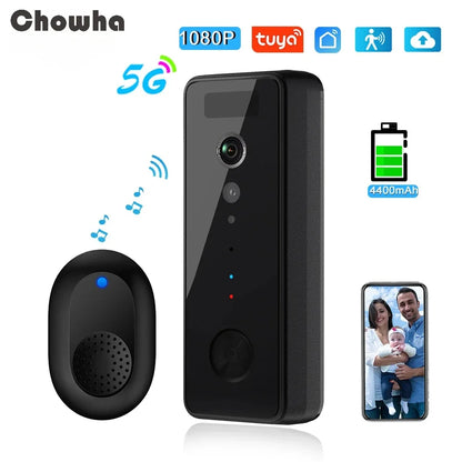 5G 2.4G WiFi Doorbell Camera 1080P Video Intercom Doorbell HD Night Vision PIR Motion Detection Ring Door Bell tuya smart home