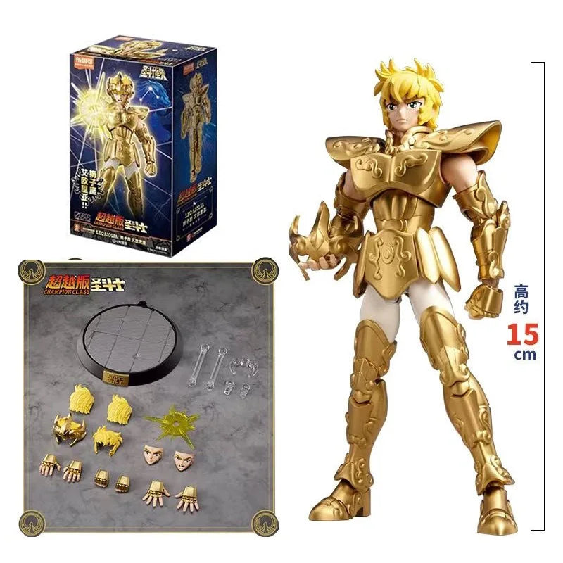 New Saint Seiya Action Figures Champion Class Aries Mu Anime Figure Masami Kurumada Action Figure Decortion Kids Christmas Gift