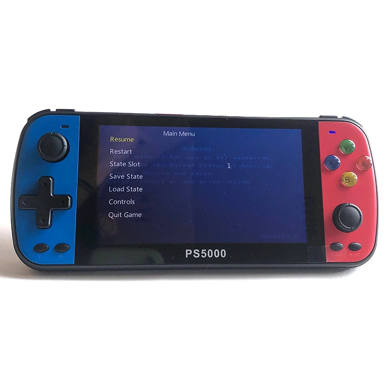 PS5000 Portable Handheld Game Console  for PS1/MAME/MD/NES/SNES Video Gaming Modern Portable 5 inch 3000+ gaming console