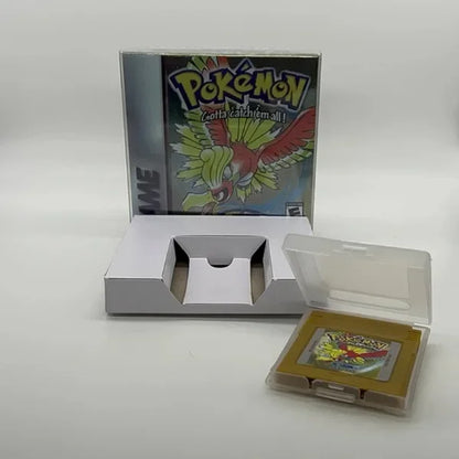 Pokemon Series Blue Crystal Gold Green Red Silver Yellow 7 Versions GBC Game In Box for 16 Bit Video Game Cartridge With Manuals