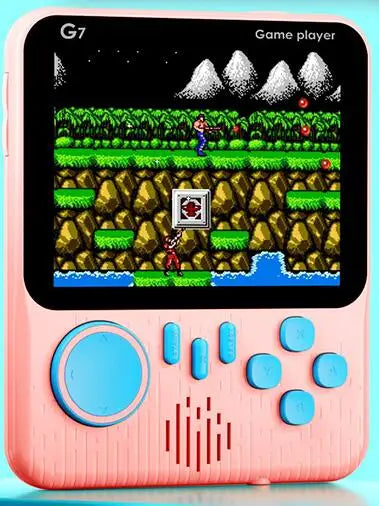 G7 3.5inch High-Defination Retro Handheld Game Console Supports TV built in 666 video Games
