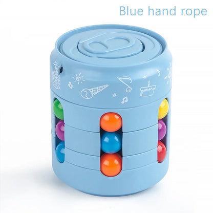 Magic Cube Fidget Toys For Children Intelligence Fingertip Cube Disk Spin Educational Cube Toys Antistress Christmas Gifts