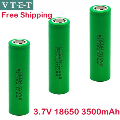 2024 New Original MJ1 3.7 V 3500mAh 18650 Lithium Rechargeable Battery for Flashlight Batteries for LG MJ1 3500mah Power Battery
