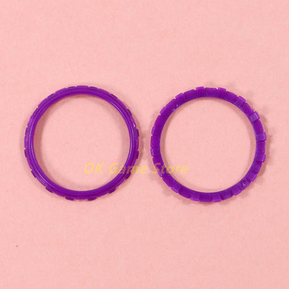 2pcs Analog 3D Joystick Thumb Stick Rings Plastic Accent Ring belt For PS5 Game Controller Accessories