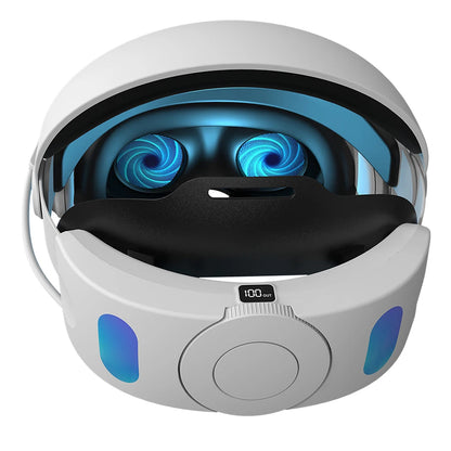 Head Strap for Meta/Oculus Quest3 with 6000mAh Battery VR Headset Elite Strap Replacement Headset Elite Strap for Meta Quest3