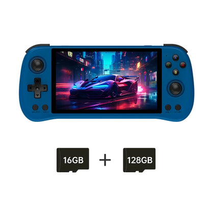 POWKIDDY X55 Retro Opendinglinux Video Handheld Game Console 5.5 Inch 1280*720 HD IPS Screen Rk3566 Jelos Syst Children's gifts