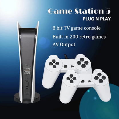 Game Station 5 Video Game Console With 200 Classic Games 8 Bit GS5 TV Consola Retro USB Wired Handheld Game Player AV Output