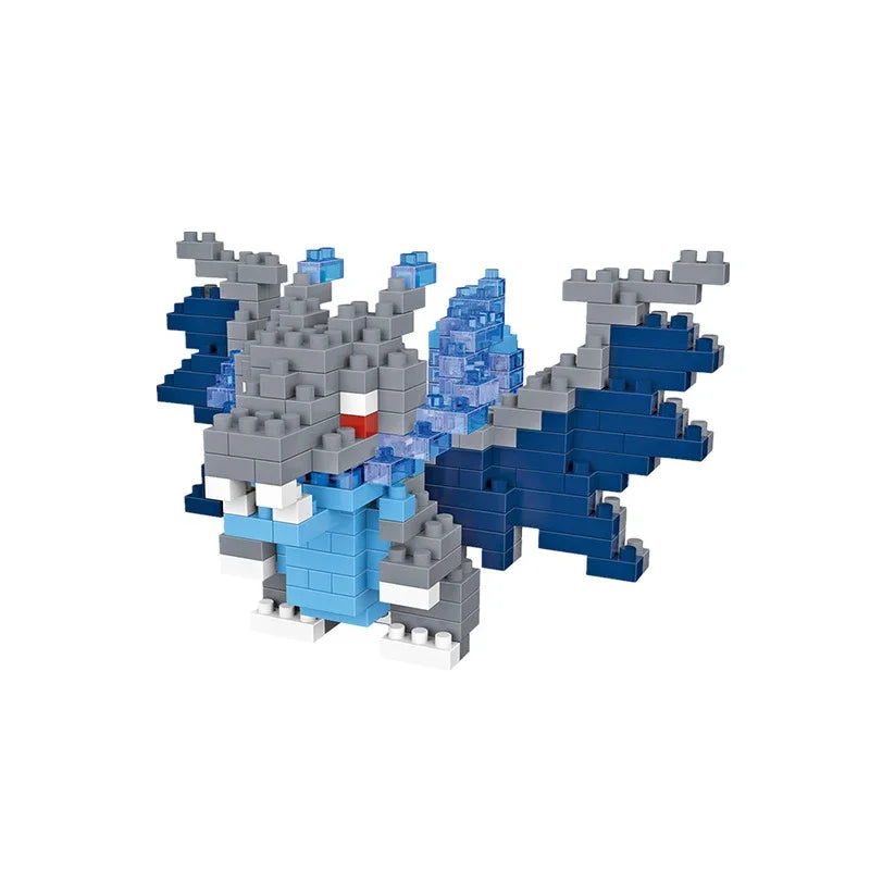 Pokemon Small Simple Building Blocks Pikachu  anime figure  Action Toys Graphics Diamond Mini Model Pocket Monster Collect Gift