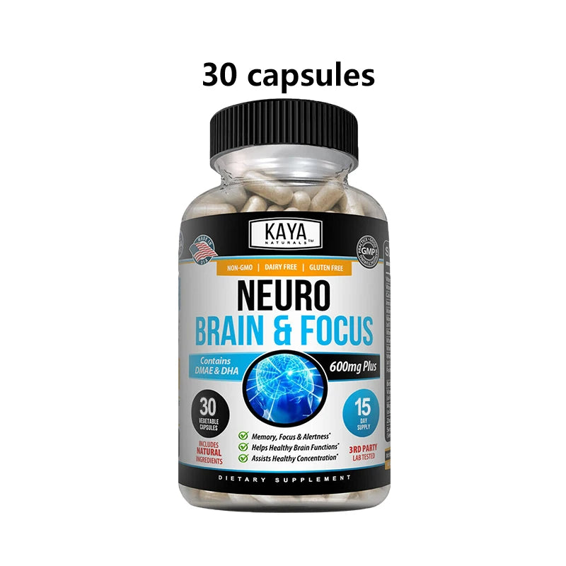 Helps Improve Cognitive Performance, Stress Relief and Brain Memory, Concentration and IQ Supplemen