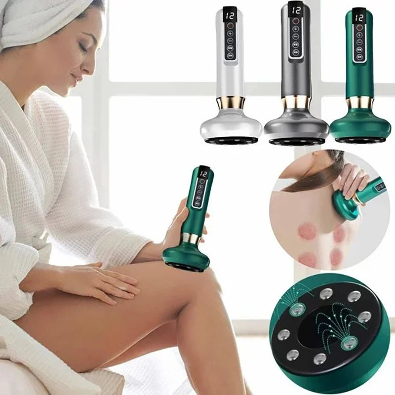 Electric Scraping Meridian Dredging Intelligent Electric Meridian Brush Portable Massager Micro Current Vibrating Apparatus