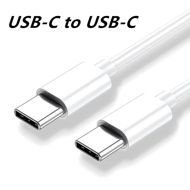 Type C to Type C Cable 100W PD Fast Charging For iPhone 15 Plus 16 Pro Samsung Huawei Xiaomi OPPO USB C to USB C Charger Cable
