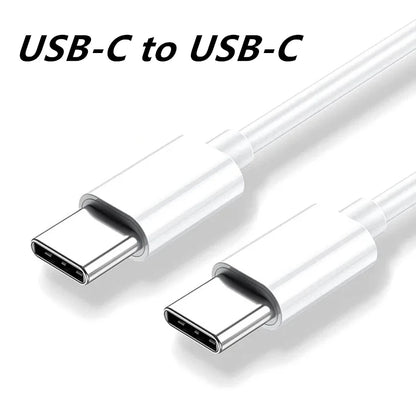 Type C to Type C Cable 100W PD Fast Charging For iPhone 15 Plus 16 Pro Samsung Huawei Xiaomi OPPO USB C to USB C Charger Cable