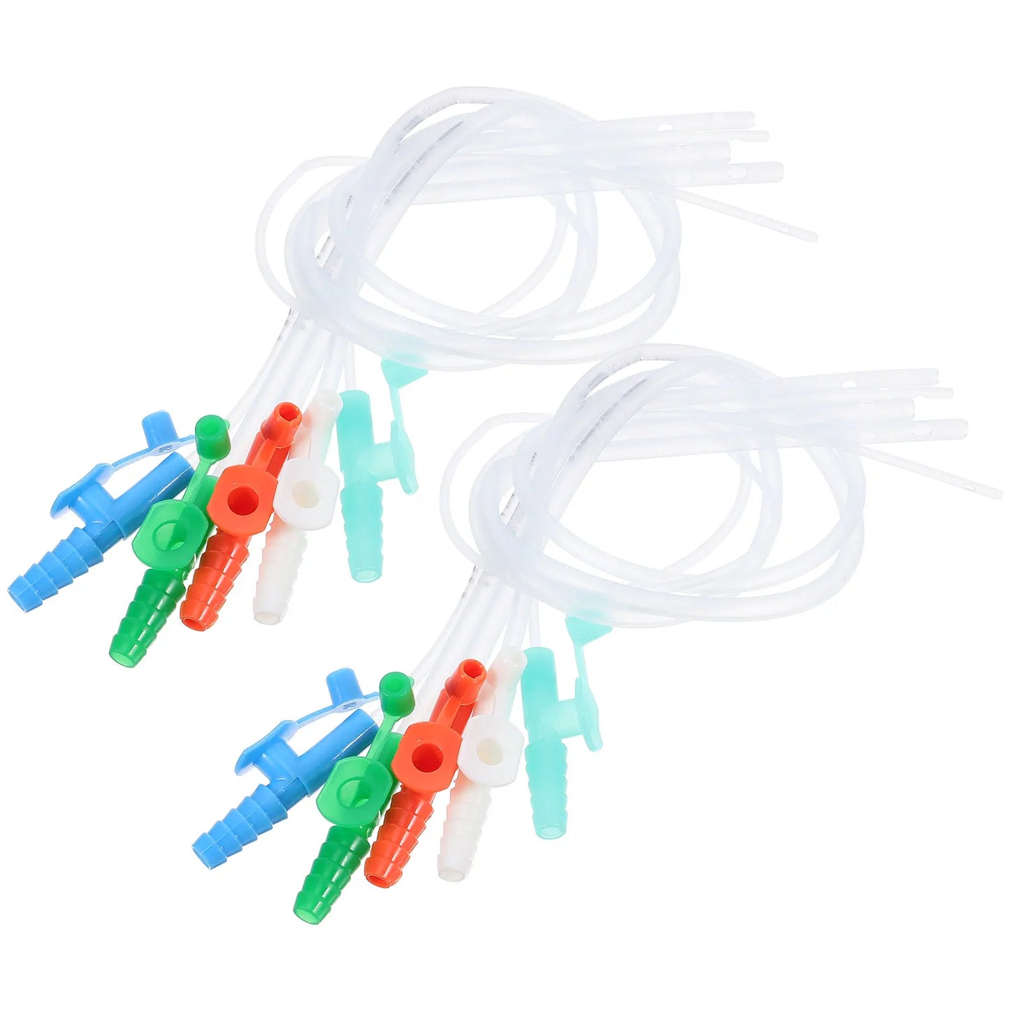 10 Pcs Aspirator Sterile Catheter Suction Mucus Removal Device Adults Soft Household Tubing Silica Gel Catheters Men Child