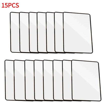 5-20PCS PVC Ultra Thin Magnifying Glass Book Page 3X Magnifier Sheet Reading Magnifying Lens Large Sheet Magnification Loupe