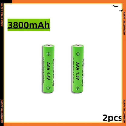 1.5V AAA Rechargeable Battery 3800mAh AAA Alkaline Battery for Flashlight Mouse Clock Remote Control etc + Charger