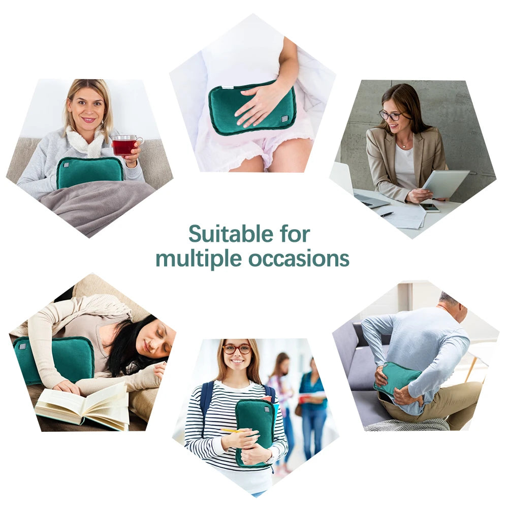 USB Electric Hand Warmer Graphene Heat Thermal Pillow Gloves Pad Winter Warm Bag for Hot Hands And Feet