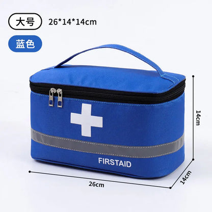 First Aid Kit Medicine Storage Bag Portable Outdoor Rescue Bag Household Children's Large Capacity Medical Kit Storage Organizer