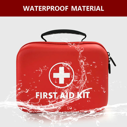 Empty Large Capacity Medical First Aid Storage Bag Small PU EVA Bag Case for Household Outdoor Travel Camping Medicine