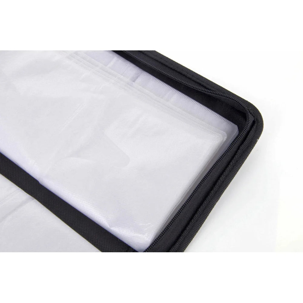 80sheets Car CD Case Disc Dvd Storage Bag High-capacity Sleeves Cd Holder Storage Box Handbag With Zipper