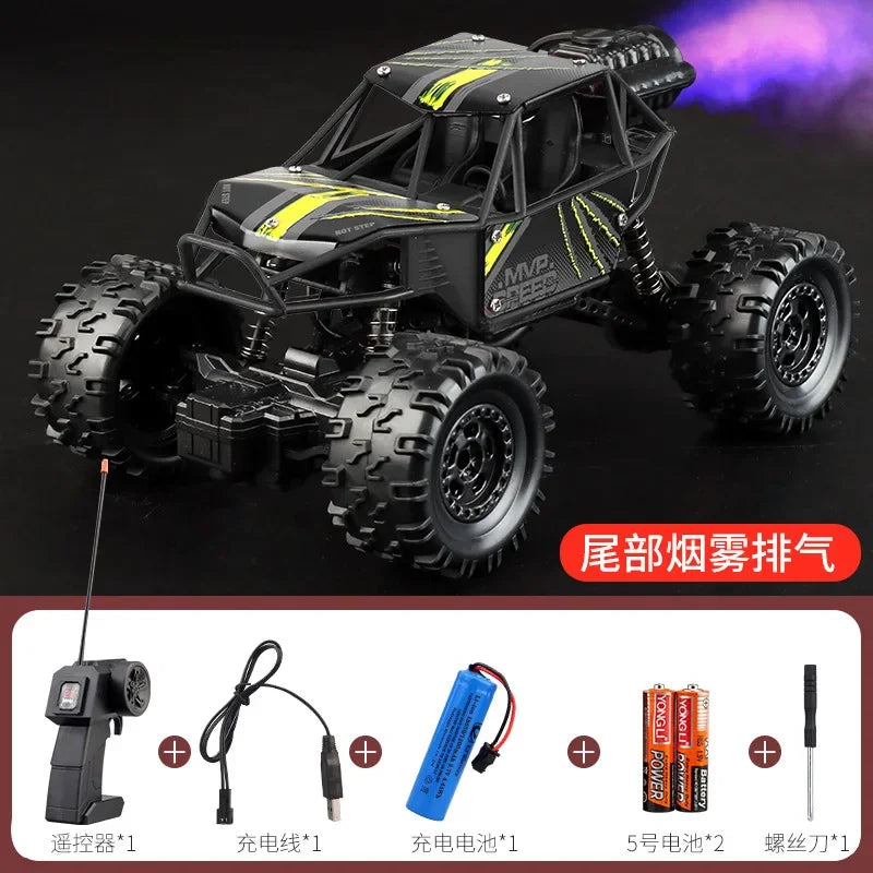 New 1/18 Rc Electric Car Fall Resistant Boy Toy Gift Six Wheel Drive Racing Car Remote Control Car Cross-Country Climbing Gift