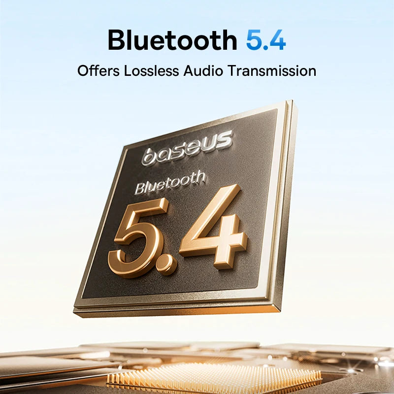 Baseus Bowie 10 Max Wireless Headphones Hybrid -46dB Noise Cancelling 120H Gaming Time Hi-Res Earphones Bluetooth 5.4 Headset