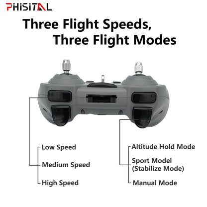 PHISITAL RTF FPV RC Racing Drone 87mm Micro Quadcopter Toys with 5.8G 600TVL 32CH Camera/4.3 Inch Monitor/FPV Goggles