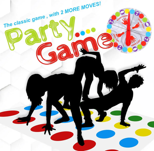 Twisting Game Balance Floor Play Mat Game with Spinner Funny Balance Games Pad Puzzle Games for Kids Adult Team Family Party