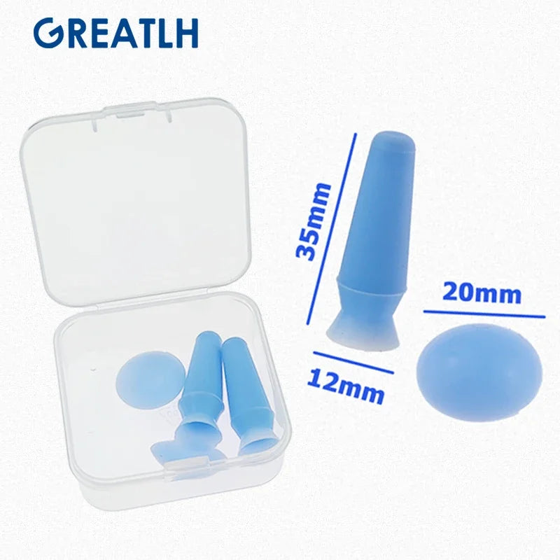 4pcs Soft Silicone Ophthalmic Eye Protector Cover for Eyelid Embedding with The Sucker Ophthalmic Surgical Instruments