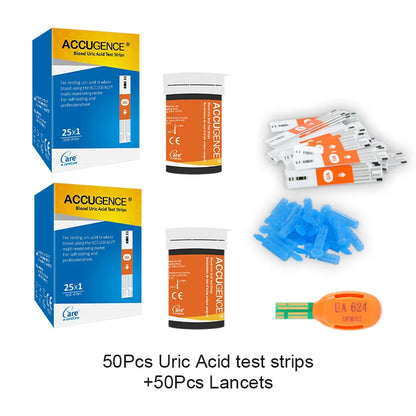 Blood Ketone Hemoglobin Uric Acid Blood Glucose Test Strips Test Strips for PM800 4 in 1 Meter Diabetes Gout HB Anemia Monitor