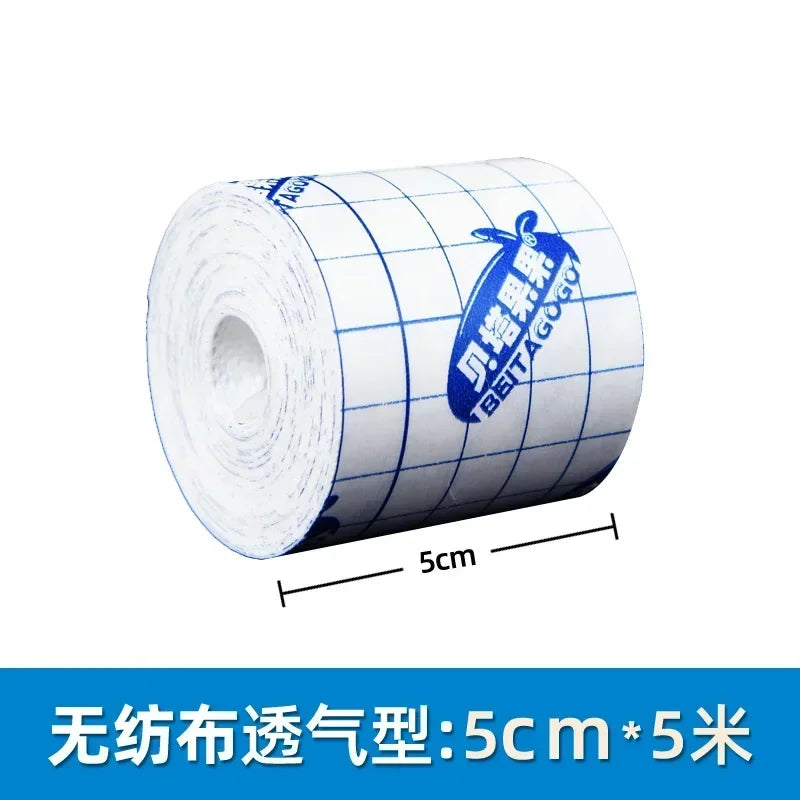 1pc Non-woven Fabric Film Waterproof Transparent Tape Adhesive Plaster Anti-allergic Wound Dressing Fixation Tape