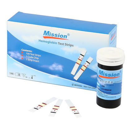 Hemoglobin Analysis Tester Meter Household Hb Analyzer Anemia Tester Strip With 50 Test Paper Home Medical Instrument