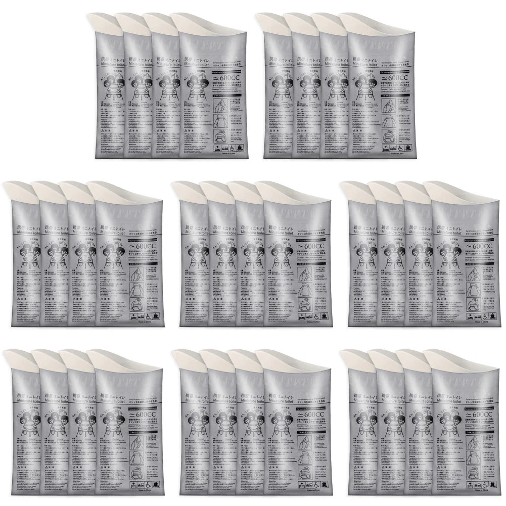 4-40PCS Outdoor Emergency Urine Bags 600ml Disposable Travel Mobile Toilet Portable Urinal Bag for Female Baby Male Vomiting Bag
