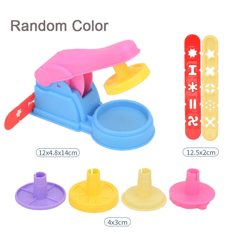 Cartoon 3D Animal Play Dough Molds DIY Creation Tools For Kids Toddlers Various Animal Molds Rolling Pins Clay Dough Accessories