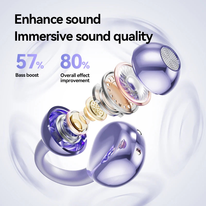 Xiaomi M91 Bluetooth Wireless EarClip Headphone Bluetooth 5.4 ENC Noise Reduction Wireless Earbuds Gaming Sports Headphones