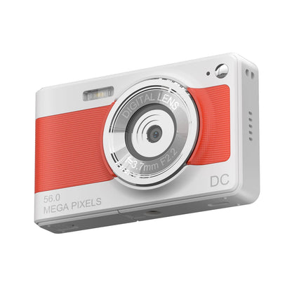1080P Digital Camera Digital Video Camera Camcorder 56MP 2.88 Inch IPS Screen 8X Digital Zoom AF Christmas Gift for Kids Teens