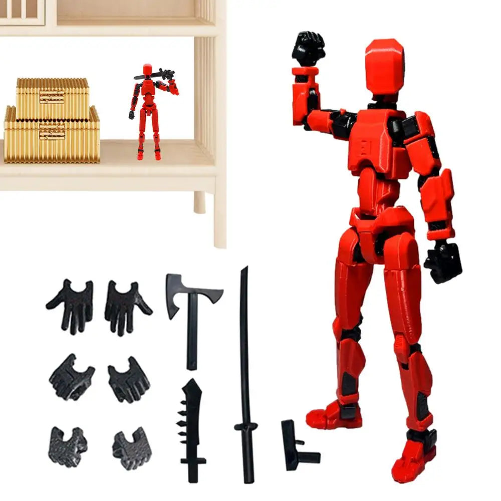 14cm Artist Art Painting Anime Figure Sketch Draw Male Female Movable Body Chan Joint Action Figure Toy Model Draw Mannequin