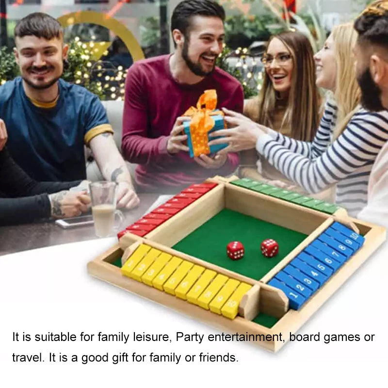 CPC CE Toys Four sided Flip Game Digital Game Toys Children's Parent Child Board Game Bar Party Leisure Game
