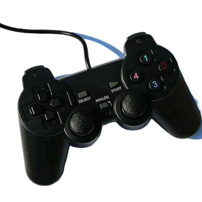 Vibration Joystick Wired USB PC Controller For PC Computer Laptop For WinXP/Win7/Win8/Win10 For Vista Black Gamepad