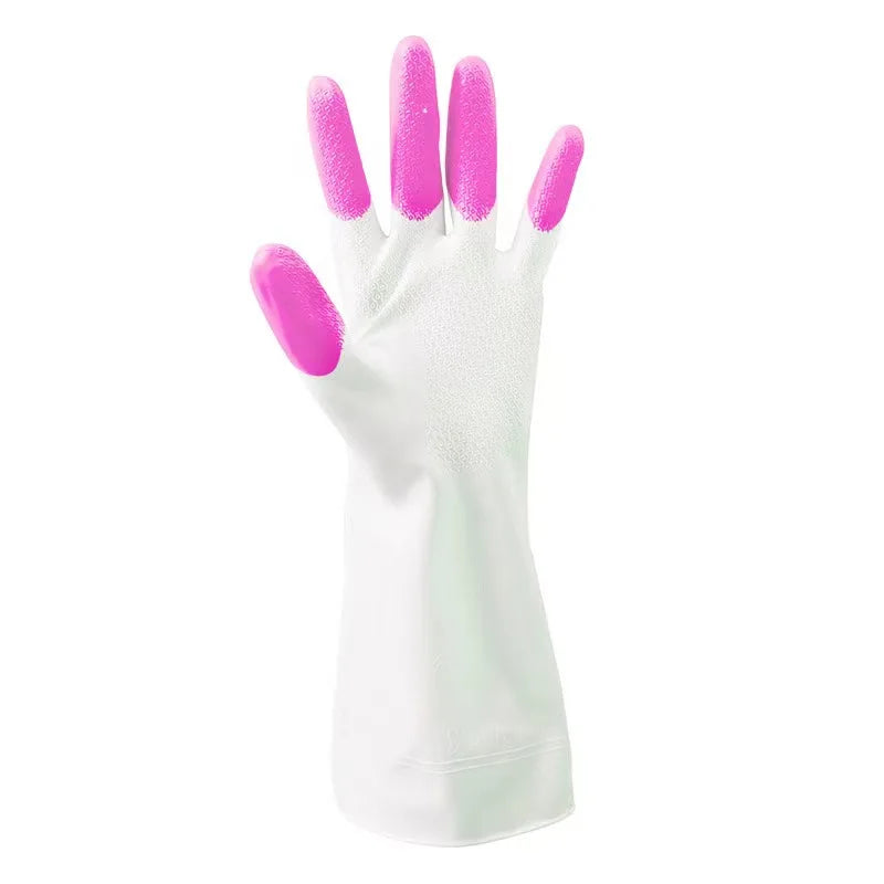 Long Sleeve Latex Kitchen Wash Dishes Dishwashing Gloves House Cleaning для мытья посуды рабочие перчатки перчатки прорезиненные