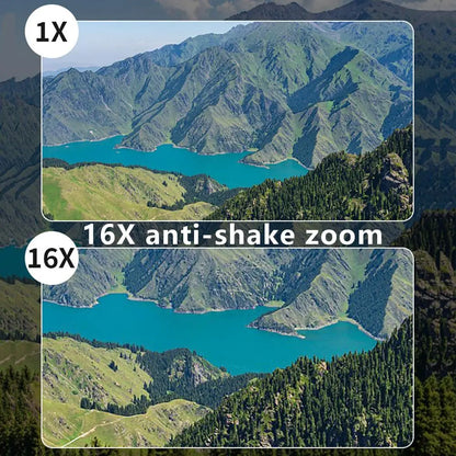 NEW WiFi Camera Portable 4K Ultra High Definition Camera 16X Digital Zoom Camera IR Night Vision Camera With Filling Light