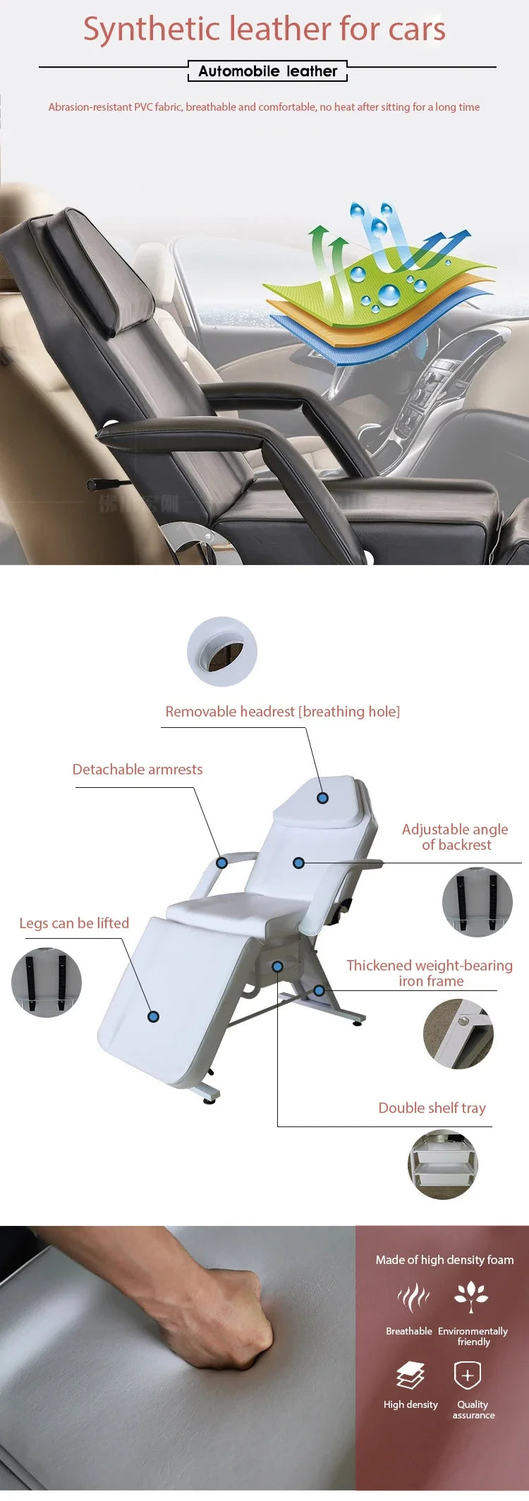 Facial Beauty Salon Bed Medical Spa Massage Treatment Table Podiatry Chair Aesthetic Tattoo Bed