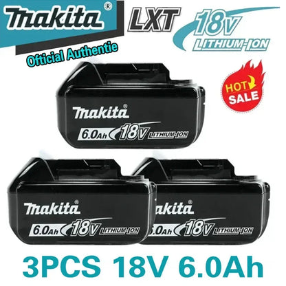 6000mAh for Makita 18V Battery Rechargeable Power Tools Battery 18V makita with LED Li-ion Replacement LXT BL1830 BL1860 BL1850