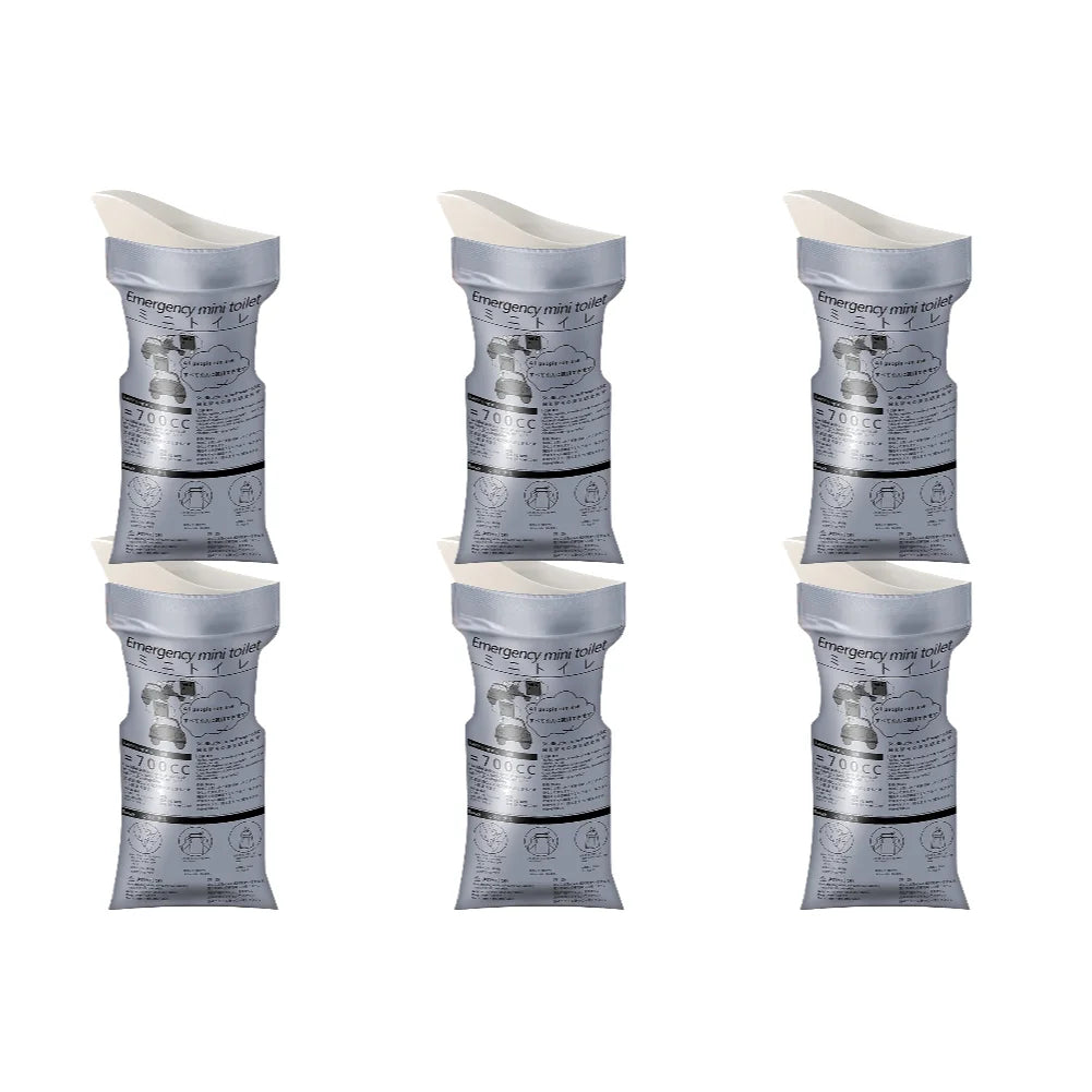 20PCS Outdoor Emergency Urine Bags 700ml Disposable Travel Mobile Toilet Portable Urinal Bag for Men Women Baby Car Vomiting Bag
