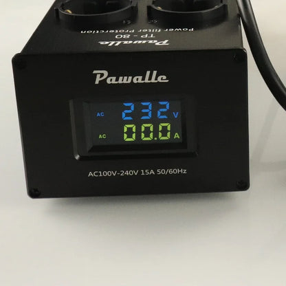 8-bit European Standard 15 Amp 100-240 Volt Rated Power Filter power Purifier Socket